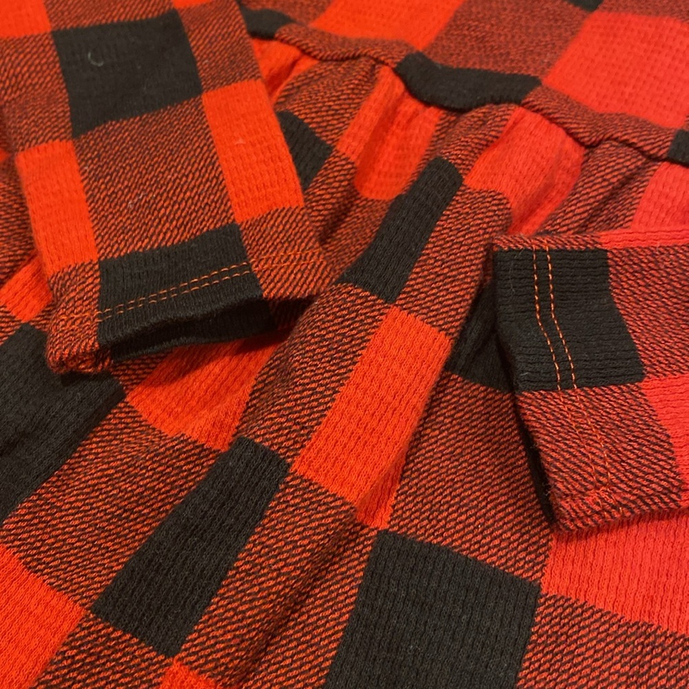 Old Navy Red & Black Checkered Plaid Christmas Holiday Dress 2T - Picture 5 of 14